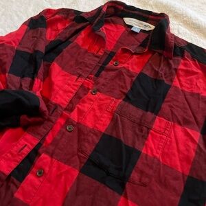 Red and Black Buffalo Plaid Flannel